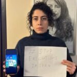 Masih Alinejad Instagram - . ماریا محمودی همسر محمد فرامرزی هم همراه با موج اعتصاب غذای زنان زندان اوین اعتصاب غذا کرد. او می‌گوید زندگی همیشه برای همسرم محمد بسان مبارزه ای برای آزاد زندگی کردن بود و همواره در این راه عاشقانه کوشید تا نه به اعدام را عملی کند اما حال خود زیر تیغ اعدام ،چشم به راه ماست تا باهم طنین نه به اعدام سردهیم. ‏⁧ #نه_به_اعدام⁩ #زن_زندگی_آزادی ‏