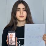 Masih Alinejad Instagram - . جوانا طیمسی همسر محسن مظلوم زندانی سیاسی کُرد محکوم به اعدام در ایران که این روزها در اعتراض به اعدام‌ها و وضعیت همسرش دست به اعتصاب غذا زده است، می‌گوید که خواسته اش از کشورهای غربی این است که به جمهوری اسلامی فشار بیاورند و مانع از اعدام همسر او و سه هم پرونده ای دیگرش که به جاسوسی برای اسرائیل متهم شده‌اند بشوند. او می‌گوید محسن مظلوم و سه هم پرونده‌ای دیگرش تنها فعال سیاسی بودند که زیر شکنجه های شدید از آنها به جرم ارتباط با اسرائیل و تلاش برای بمبگذاری اعتراف گرفته‌اند. محسن مظلوم، پژمان فاتحی، محمد(هژیر)فرامرزی و وفا آذربار چهار فعال سیاسی کُرد هستند که این روزها در خطر اجرای حکم اعدام قرار دارند. #نه_به_اعدام @joanna.taimasi.official