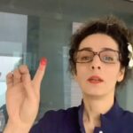 Masih Alinejad Instagram - و چه نام‌ها که بر این لیست افزوده شد… ‏نه می‌بخشیم و نه فراموش می‌کنیم جمهوری اسلامی و سپاه پاسداران انقلاب اسلامی‌اش را که هیچ حسی به ایران ندارند اما طلبکار ملت هستند و از مردم مشروعیت گدایی می‌کنند برای ماندن در قدرت. هر رای یعنی ‏⁧‫#انگشت_در_خون‬⁩ کسانی که به جرم نه گفتن به جمهوری اسلامی کشته شدند.
