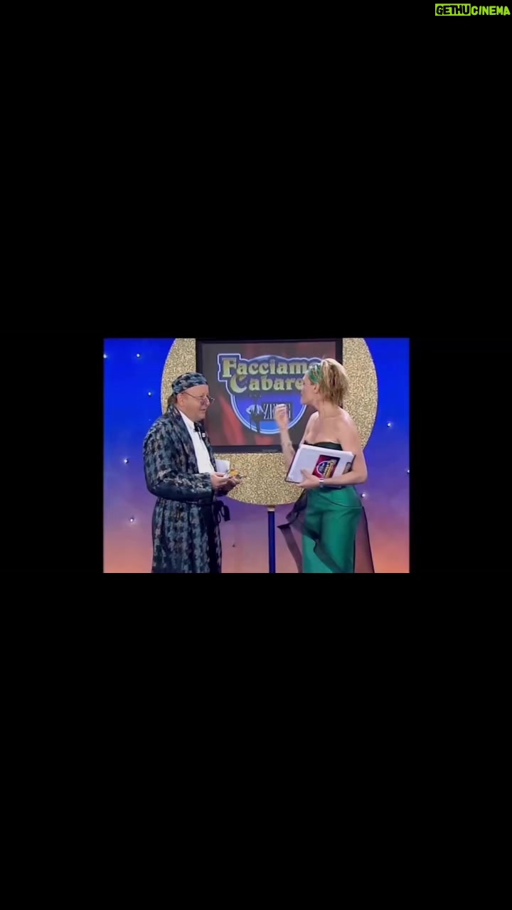 Massimo Boldi Instagram - Anno 1998 1999 con SIMONA VENTURA presentano il nuovo varietà Zelig facciamo cabaret