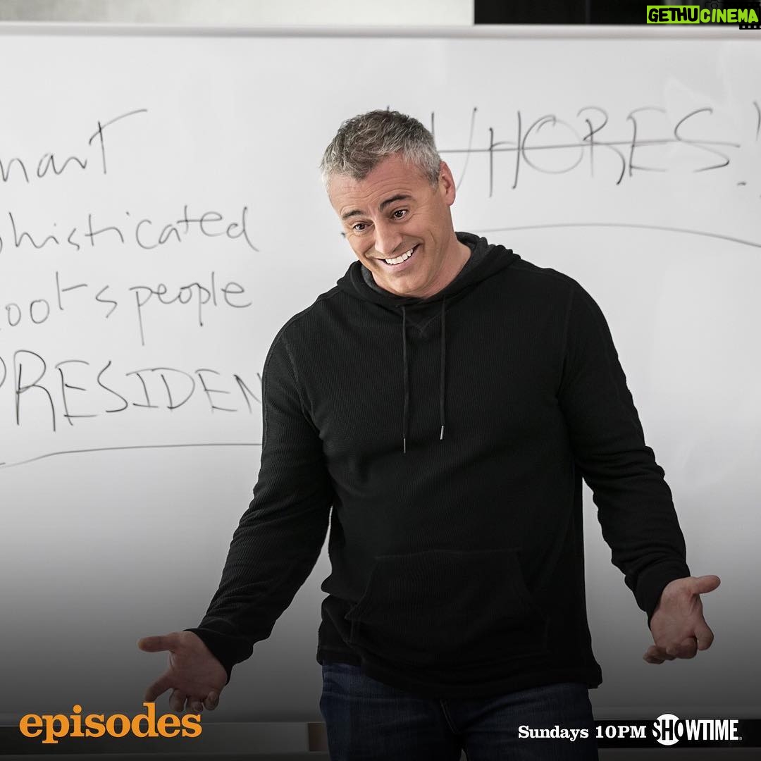 Matt LeBlanc - 83.1K Likes - Huh? Come on!!
Sunday night at 10 on #Showtime # episodes