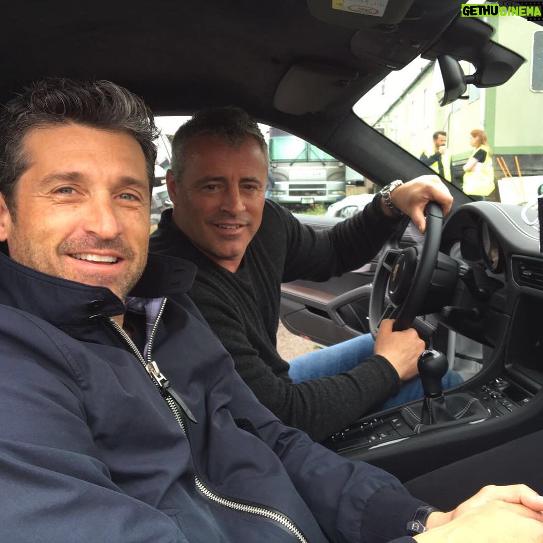 Matt LeBlanc - 152.2K Likes - Look who showed up at @topgear yesterday to drive the rally car. @patrickdempsey Good to see you buddy.
