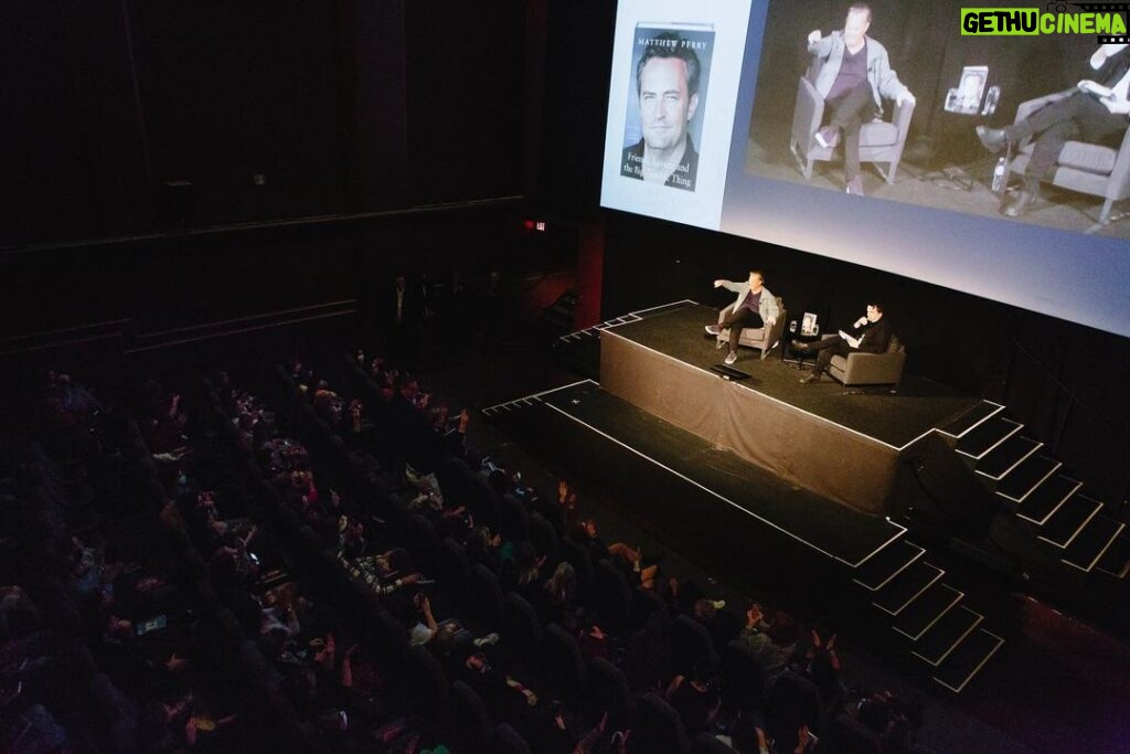 Matthew Perry Instagram - Oh Canada, how I’ve missed you! So nice being back to my home country to share a glimpse of my story with you all. To all of you who have come out to listen to me speak about my journey at @hotdocs_ - it means the world, thank you. #friendsloverbook Toronto, Ontario