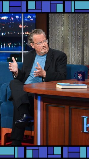 Matthew Perry Instagram - “I felt it really was time to help people.” — @mattyperry4 on why he opened up in his new memoir about his battle with addiction. 

#Colbert