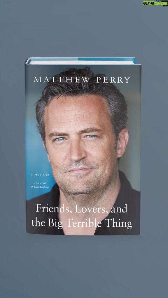 Matthew Perry Instagram - Today is the day! #FriendsLoversBook is finally here. I’m so excited that I finally get to share my story with you! It has been a meaningful experience for me and I hope you find some meaning in it too. To purchase a copy today, head to the link in my bio.