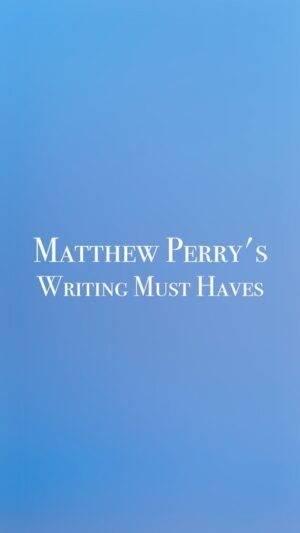 Matthew Perry Instagram - ☕ or 🍵? 📝 or 💻? Answering these and more questions about my writing must-haves for #FriendsLoversBook.