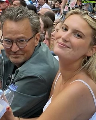 Matthew Perry Instagram - My goddaughter, Tara and I, at the @usopen
