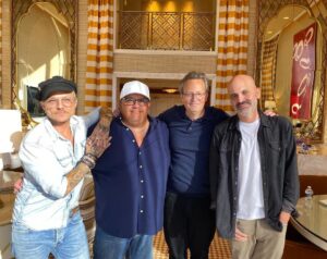 Matthew Perry Instagram - Vegas with old friends this weekend. This photo was take minutes before we went downstairs and lost every dime any of us have ever earned.