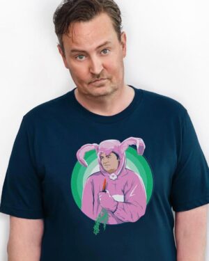Matthew Perry Instagram - The pink bunny is back!! The final drop of the Friends Cast Collection is here featuring our favorite moments from seasons 7-10. Only available for one month so shop at the link in my bio now or go to represent.com/friends !