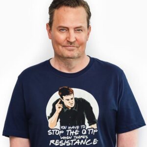 Matthew Perry Instagram - Excited to share our first ever limited edition cast merchandise collection that we've been designing together over the past several months. It's available for a limited time only at represent.com/friends (Link in my bio!) never to be sold again! This first collection features our favorite moments from @friends seasons 1-3.