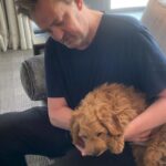Matthew Perry Instagram - This is me and @alfreddoodleperry. Who's cuter? Don't answer that.