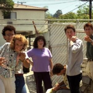 Matthew Perry Instagram - This is my first improv group at @laconnectiontheatre Anyone want to guess which one I am?