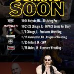 Matthew Rehwoldt Instagram - Still have limited dates in December but I’m looking forward to seeing people around the country and around the world! Who am I going to see? #prowrestling #dramaking