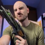 Matthew Rehwoldt Instagram - OK nerds sound off… what’s the geekiest thing you own in your collection at home? 🤟 Me and my trusty Thorn from Destiny 2 or waiting for your answer …