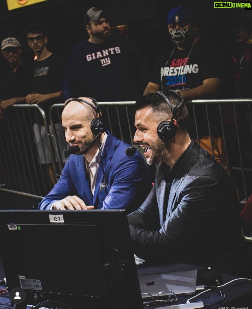 Matthew Rehwoldt Instagram - Another wild @impactwrestling weekend with a live Victory Road event and then a celebration of ONE THOUSAND EPISODES of Impact 🙌 (you can see it starting this coming week on @axstv ) I’m wiped but very grateful for everyone I get to work with especially @tomhannifan (yes I’m being nice 🙄) who I couldn’t make it through without. 📸 @ny_gambit LaGuardia Airport