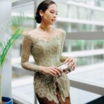 Maudy Ayunda Instagram - Bridesmaiding two weeks in a row. This time for tashyyy Wearing this intricate piece of art by @studioboh, thank you for the craftsmanship 🥹