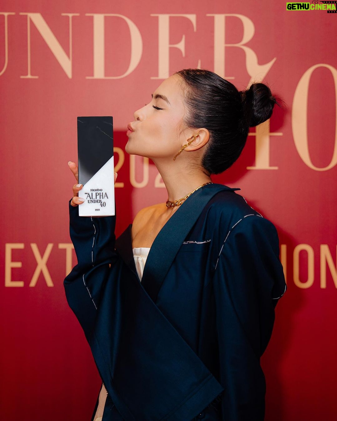 Maudy Ayunda Instagram - Honored and humbled to be included in this year’s the Alpha Under 40! Thank youu for the recognition @highendmagazine ❤️ I just hope to be able to keep creating positive ripples of impact through my work. Excited for what’s to come.