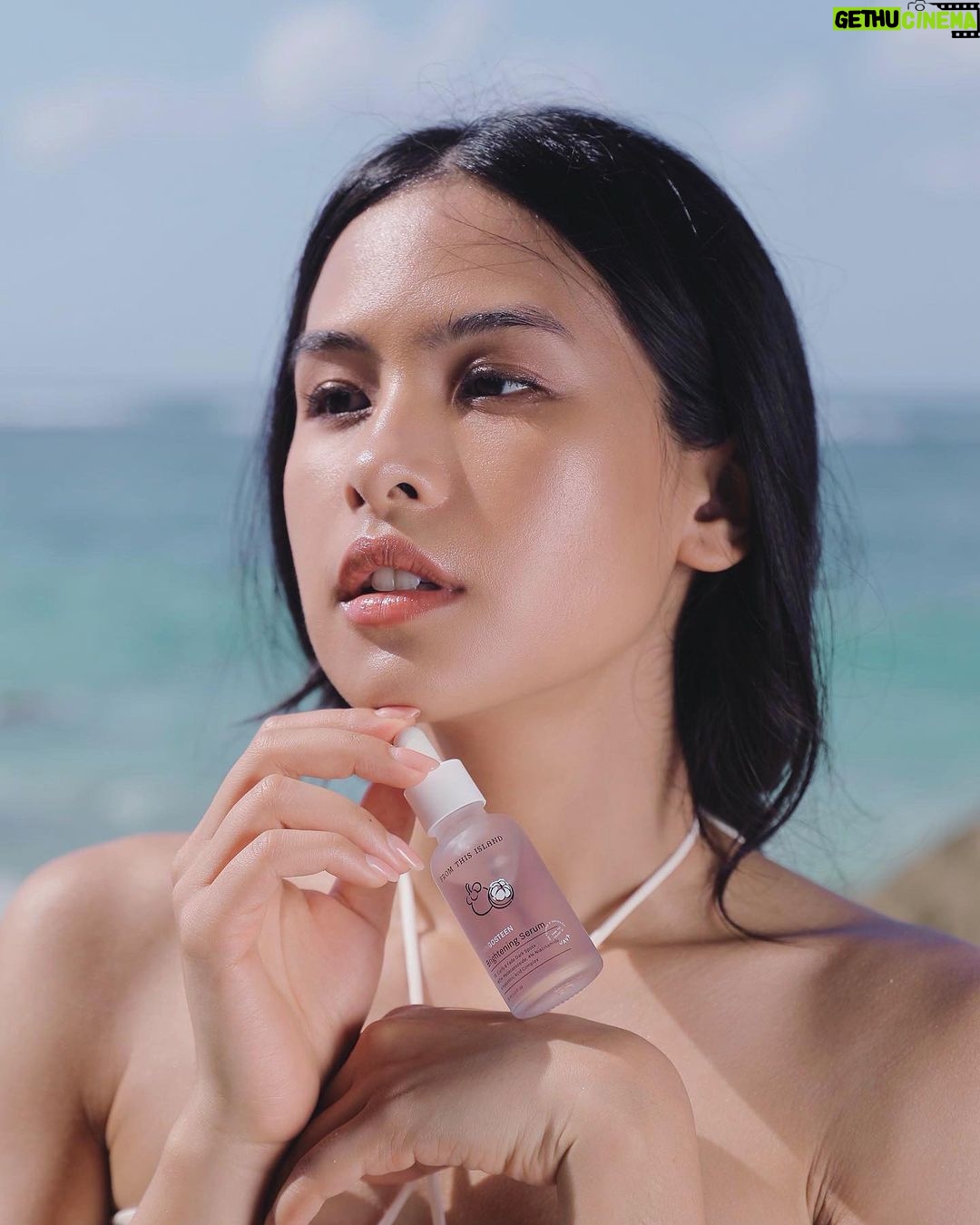 Maudy Ayunda Instagram - From the islands of Indonesia, to your skin. Presenting to you, the first four products by @fromthisisland. Each one harnessing a powerful botanical hero ingredient from Indonesia. Each one clinically tested for safety and efficacy. Each one made with intentionality and expertise. It’s been a while in the works and I can’t be more proud of these products!!! 🥹 AVAILABLE NOW online and offline at our Ashta Pop-up store. P.s Get them at @lazada_id 🫰🏼
