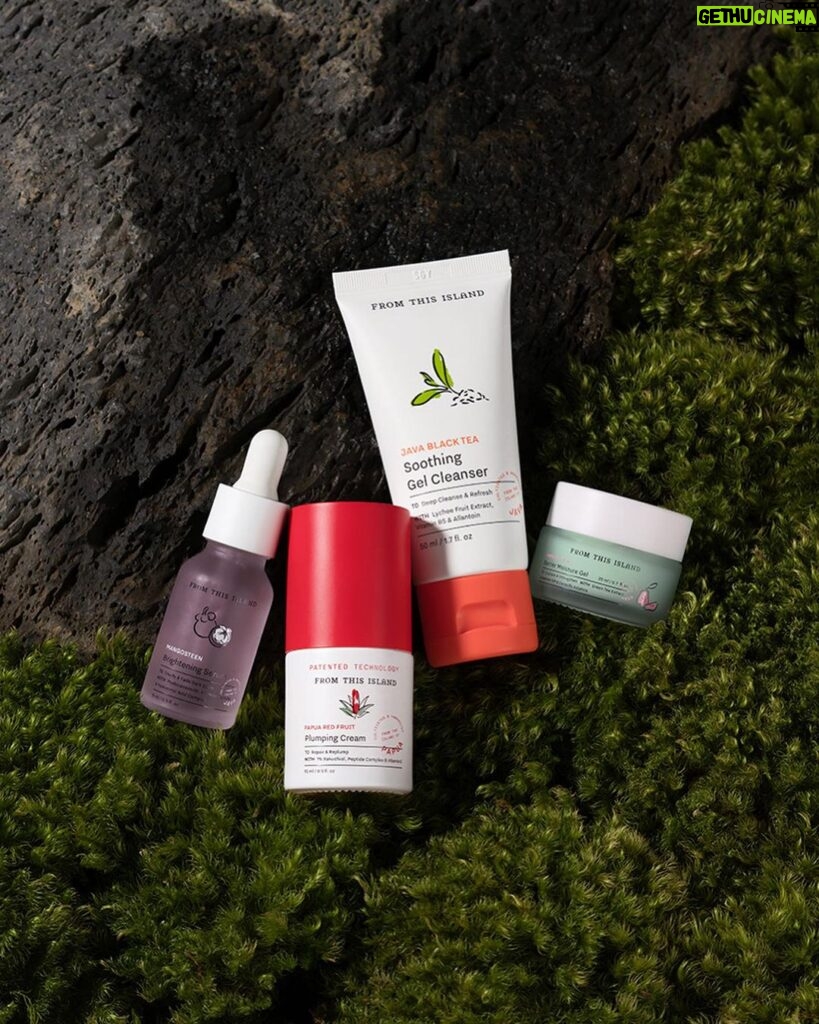 Maudy Ayunda Instagram - From the islands of Indonesia, to your skin. Presenting to you, the first four products by @fromthisisland. Each one harnessing a powerful botanical hero ingredient from Indonesia. Each one clinically tested for safety and efficacy. Each one made with intentionality and expertise. It’s been a while in the works and I can’t be more proud of these products!!! 🥹 AVAILABLE NOW online and offline at our Ashta Pop-up store. P.s Get them at @lazada_id 🫰🏼