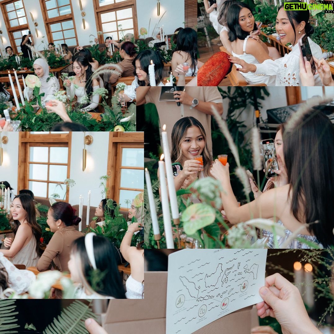 Maudy Ayunda Instagram - Our private pre-launch event for @fromthisisland: what a day! We are so grateful for media friends and skincare enthusiasts who came and showed our brand some love. Senang banget bisa bercerita tentang aspirasi, filosofi, dan cerita di balik brand kami. Dan terharu banget mendengar langsung first impressions yang amat sangat positif. I was almost brought to tears 🥹 Come and celebrate our launch tomorrow in Ashta District 8 in the Main Atrium, 1-3pm. Ga sabar mau ketemu dan cerita banyak tentang kesayanganku yang ini! 💕 @fromthisisland products are available for purchase TOMORROW, Sunday 29th of October. ONLINE starting at noon (12.00 pm) and OFFLINE in our pop-up store in Ashta.