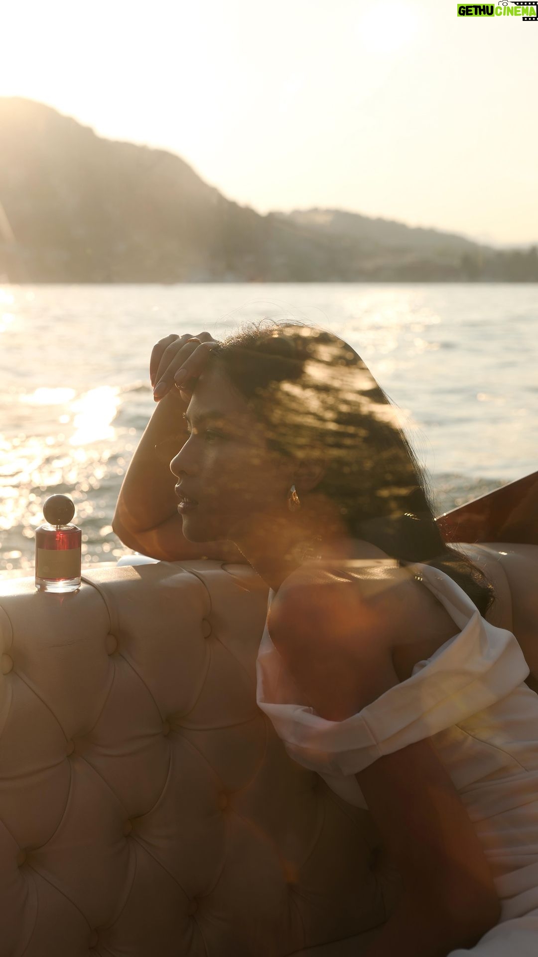 Maudy Ayunda Instagram - My scent “Onirique” is finally here! I’ve always believed that scents can be a powerful way of awakening memories and feelings. Through this collaboration with @alchemist.fragrance, I want to encapsulate the power of finding your true voice, amidst the busy noises and distractions present in the everyday. And what better way to represent this feeling of serene solitude than Como - Italy? Get your Onirique now! Link in bio.
