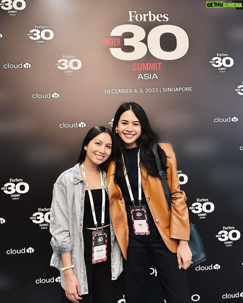 Maudy Ayunda Instagram - 24 hours in Singapore for the Forbes 30 under 30 Summit. Always grateful for any chance to strike up conversations with amazing individuals who are off doing unique, impactful things.