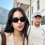 Maudy Ayunda Instagram - Touching base in Como for a special project. Schedule’s manic nowadays so glad you’re here @jessechoi_ Lake Como, Italy
