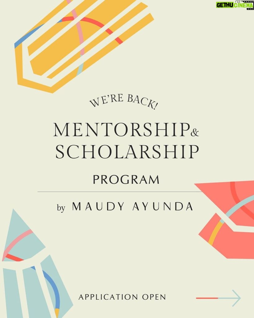 Maudy Ayunda Instagram - Super excited to make a BIG announcement: my mentorship and scholarship program is back!!! I first started the program some years ago as part of my foundation. I thought it was my way of giving back, but I ended up gaining much more from my mentees. The conversations we had - both online and offline - really energized and inspired me. Now we bring it back in full force, with even better clarity and structure :) Through this program, my mission is to create a community of passionate change-makers that can create impactful ripples for Indonesia. ❤️ Apply now! Link in bio.