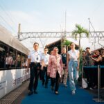 Maudy Ayunda Instagram - Congratulations @kai121_ family for the launch of Suite Class Compartment!!! 💙 ngga sabar banget temen-temen nyobain juga experience kereta yang keren bgtt