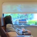 Maudy Ayunda Instagram - Day trip with @kai121_‘s new suite class compartment! Really enjoyed my own private cubicle with such comfortable seats and the great services from the lovely staff. Makes work trips less tiring. 💕