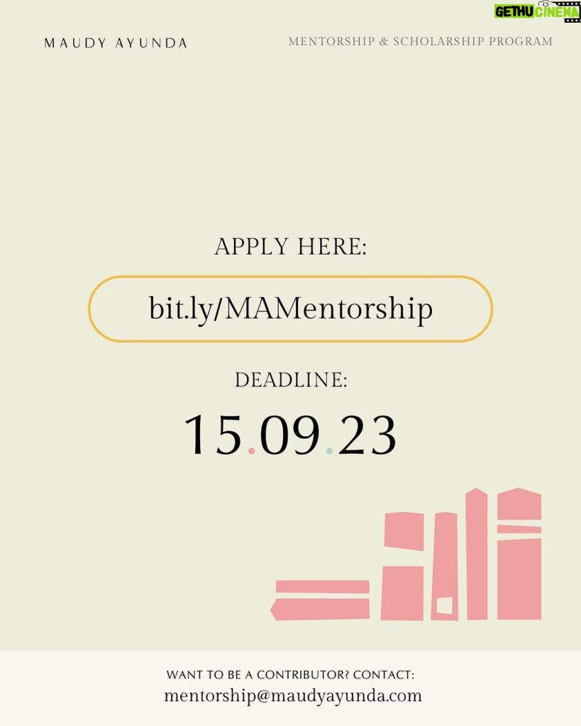Maudy Ayunda Instagram - Super excited to make a BIG announcement: my mentorship and scholarship program is back!!! I first started the program some years ago as part of my foundation. I thought it was my way of giving back, but I ended up gaining much more from my mentees. The conversations we had - both online and offline - really energized and inspired me. Now we bring it back in full force, with even better clarity and structure :) Through this program, my mission is to create a community of passionate change-makers that can create impactful ripples for Indonesia. ❤️ Apply now! Link in bio.