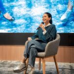 Maudy Ayunda Instagram - Had the most wonderful time with @humansoftraveloka the other day. Thank you for having me come to campus to share some of my public speaking strategies - hope it was a useful session! 🤍