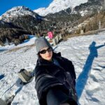 Maudy Ayunda Instagram - First 24 hours. Jetlagged + lacking sleep, about to cross the borders. #throwback Switzerland-Italy Border