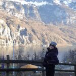 Maudy Ayunda Instagram - First 24 hours. Jetlagged + lacking sleep, about to cross the borders. #throwback Switzerland-Italy Border