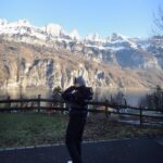 Maudy Ayunda Instagram - First 24 hours. Jetlagged + lacking sleep, about to cross the borders. #throwback Switzerland-Italy Border
