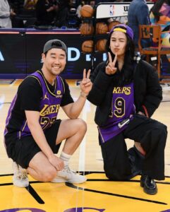 Maudy Ayunda Instagram - Date night. 🏀 My prediction was right, Lakers won by 20+, u loseee @jessechoi_