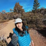 Maudy Ayunda Instagram - The little things. 🍂 trees need hugs too u knw Cougar Crest Hiking Trail, Big Bear Lake