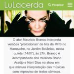 Maurício Branco Instagram - Quinta Feira aguardo voces !!! @bruno7araujo @nanidias @anacamarinha @aline_antonoff @deinhaalves_ @marciamor @clubemanouche @lulacerdaoficial #comediamusical #brancogatoshow #riodejaneiro Manouche