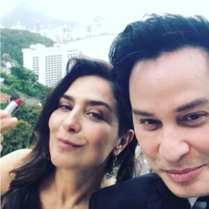 Maurício Branco Instagram - Aniversário da minha querida Leticia Sabatella tendo a Praia do Leblon como testemunha . Foi incrivel !!! Parabéns Leticia !!! @leticia_sabatella