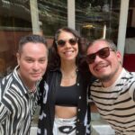 Maurício Branco Instagram – Eu , Paula Miler e Guilherme Scarpa no meu niver .  @paulamiller @guilhermescarpa Gávea, Rio De Janeiro, Brazil