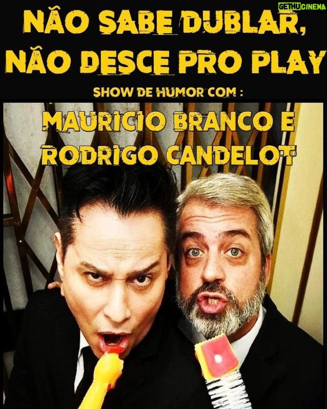 Maurício Branco Instagram - 10 ingressos gratuitos para assistirem o ultimo dia de " Não sabe dublar , Não desce pro Play " Hoje sexta feira as 21:30 no Cine Teatro Barra Point . Só mandar um direct . Os 10 primeiros ganham !!! #teatro #comedia #ator #mauríciobranco