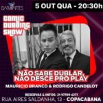 Maurício Branco Instagram – Hoje!!! Voce tambem pode dublar sua musica !!!