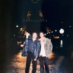 Mauricio Aspe Instagram - Dos Locos En Paris #TBT #Paris #MarioCimarro #PantalonAcampanado 🤣😂#YPasaronLosAños #TeAcuerdasMario 🙏🏻 Tour Eiffel
