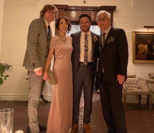 Maurissa Tancharoen Instagram - This Valentine’s Day, our entire family is over the moon that @ktanch and @ashleyedner are finally Mr. and Mrs. Tancharoen. What a magical night, what a wonderful life. I love you bro and sis!