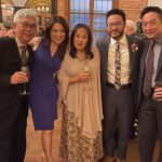 Maurissa Tancharoen Instagram - This Valentine’s Day, our entire family is over the moon that @ktanch and @ashleyedner are finally Mr. and Mrs. Tancharoen. What a magical night, what a wonderful life. I love you bro and sis! Carondelet