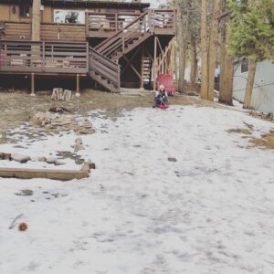 Maurissa Tancharoen Instagram - This post has nothing to do with the horror show of the past week/year/four years. These are just photos of our family playing in the snow.