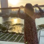 Maurissa Tancharoen Instagram - Hello Bangkok, we’re finally here. #thailand #home *************** Thank you @capellabangkok for a gorgeous stay, and huge thanks to @qbarandrew @kobthaiguide and the entire team at @smilingalbino for guiding our way.