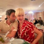 Maurissa Tancharoen Instagram - I’m not even sure how to explain this and I was there. #pastaplatter #memories #weareitaliannow @zdubdub @elizaaclarkw @misterkarate #simonhelberg #jocelyntowne Garibaldina M B Society