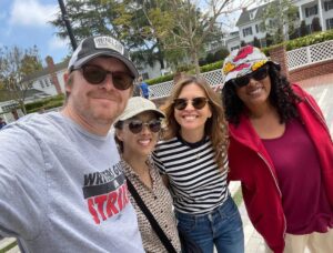 Maurissa Tancharoen Instagram - We go big. So much love for our #AgentsofSHIELD S1-S7 writers/friends/family! 💙 #wgastrong (tried to tag all but insta wouldn’t let me so special shout-out to @bagz_identification @geoffreycolo @obleyo @craigtitley741 @laurendemiranda #paulzbyszewski #brentfletcher and #jeffbell)