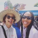 Maurissa Tancharoen Instagram - Week 3 with my friends and my piece of gum. #wgastrong #aawc The Walt Disney Studios
